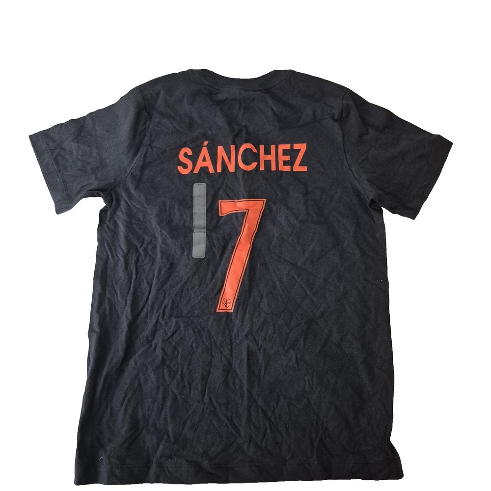 Houston Dash Shirt Kids Large Black Nike Soccer NWSL Sanchez 17 T-Shirt Tee New - Picture 2 of 7